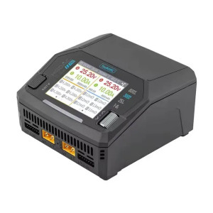 Зарядное устройство ToolkitRC M6DAC PRO — двухканальное AC/DC 300W/800W, 28A, LiPo/LiHV/Li-ion/LiFe/LTO 1–6S, NiMH 1–16S, Pb 1–10S для FPV-дронов и RC-моделей. Photo 3